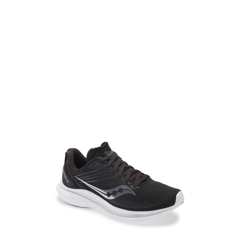 USED Saucony Women's Kinvara 12, black/silver - size 11